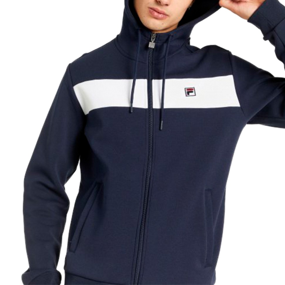 Толстовка мужская Fila синяя 110548-MW — фото 2 — Sport City Толстовка мужская Fila синяя 110548-MW — фото 2