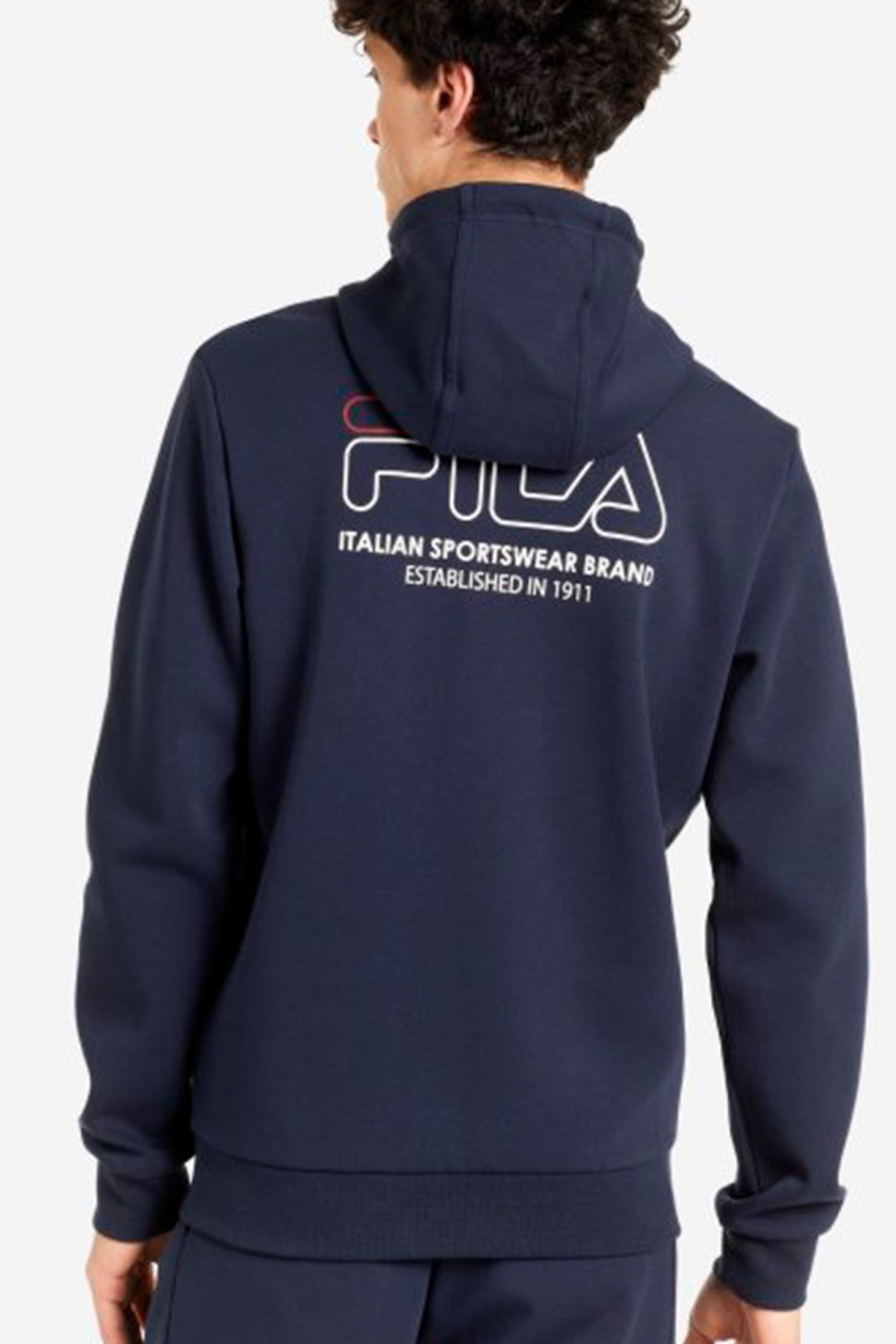 Толстовка мужская Fila синяя 110548-MW — фото 3 — Sport City Толстовка мужская Fila синяя 110548-MW — фото 3