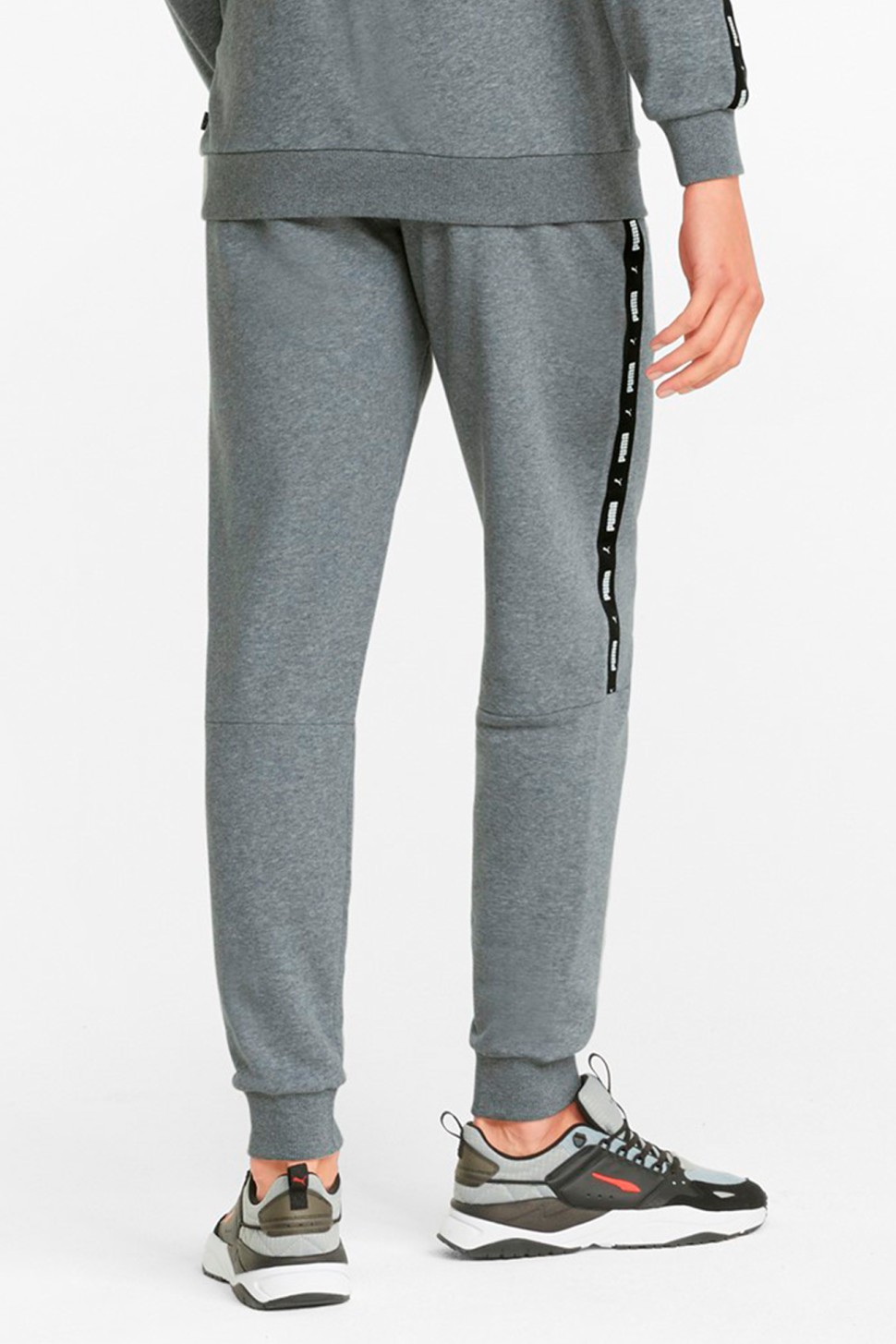 Штани чоловічі Puma Ess+ Tape Sweatpants Tr сірі 84738803 — фото 3