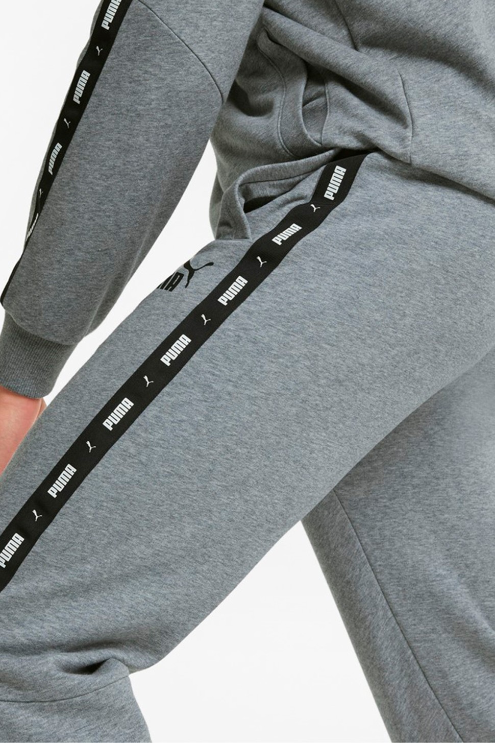 Штани чоловічі Puma Ess+ Tape Sweatpants Tr сірі 84738803 — фото 5