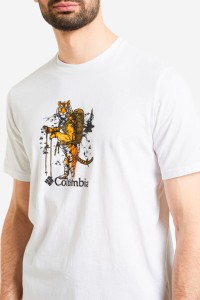 Футболка чоловіча Columbia Timber Point™ Graphic Tee біла 2022251-101 изображение 2