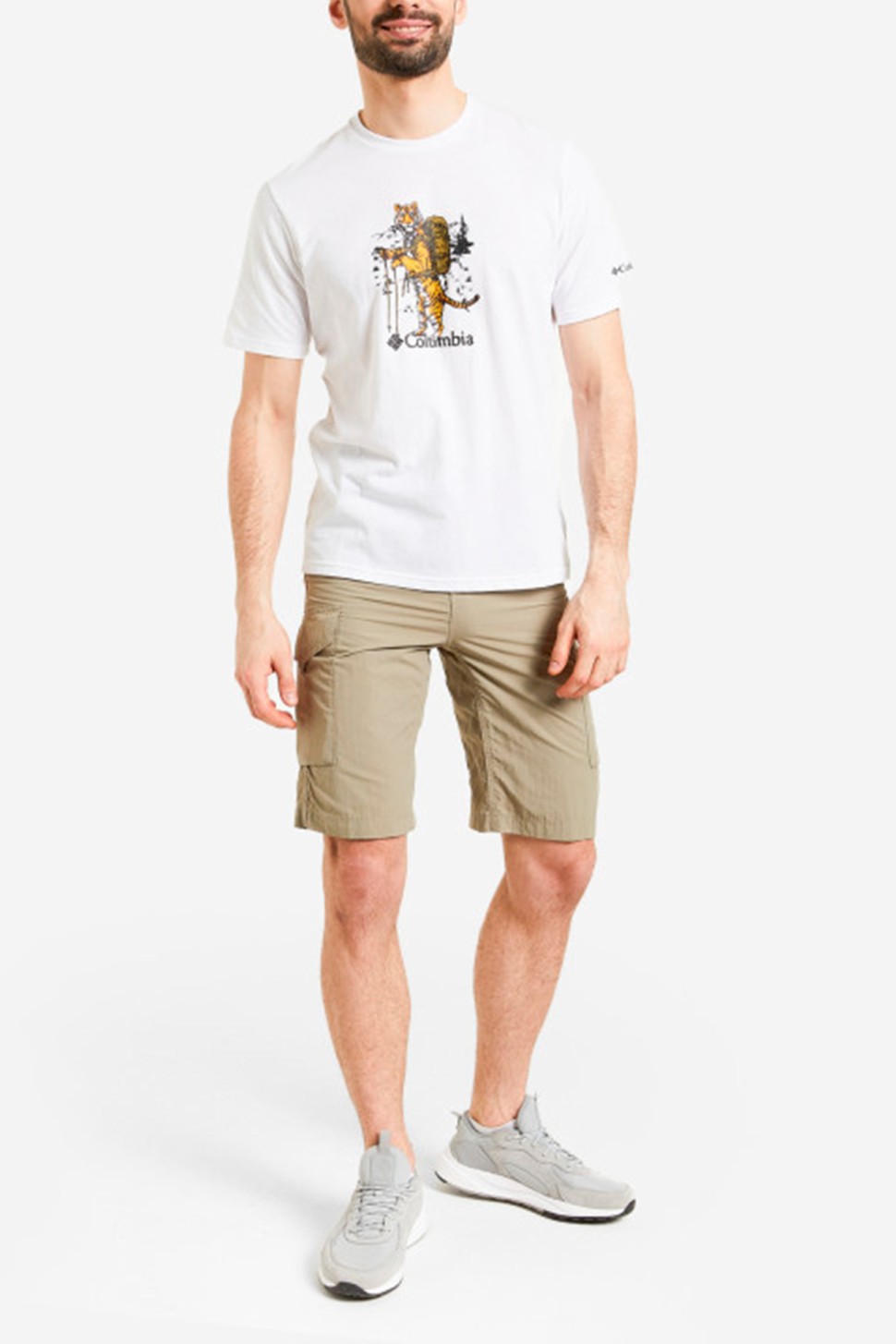 Футболка чоловіча Columbia Timber Point™ Graphic Tee біла 2022251-101 — фото 4