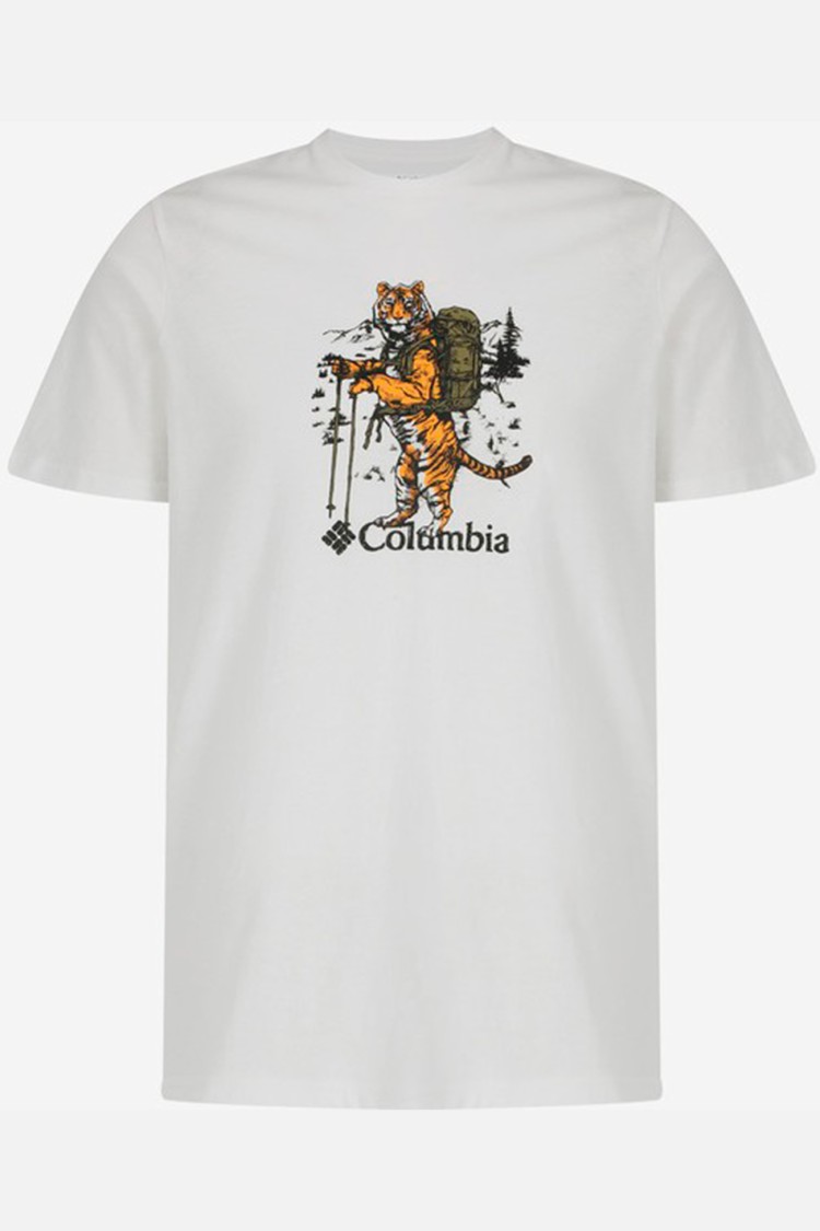 Футболка чоловіча Columbia Timber Point™ Graphic Tee біла 2022251-101 изображение 5