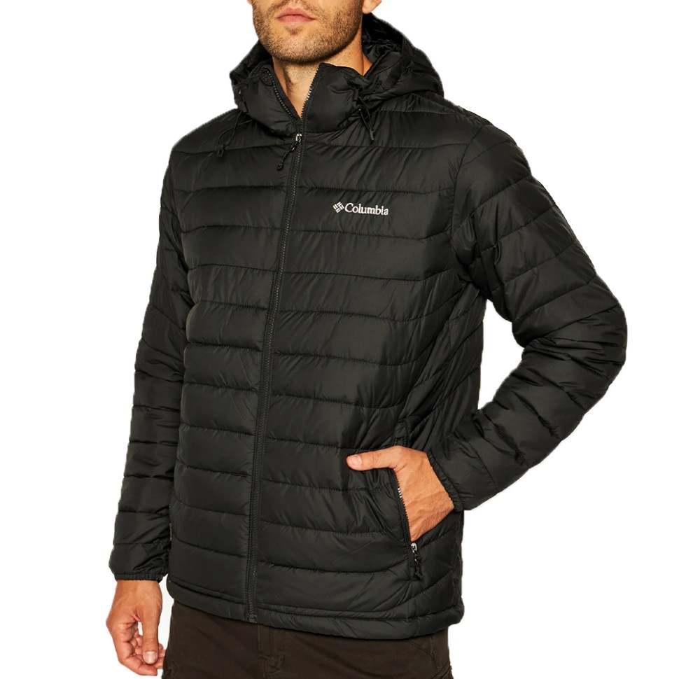 Куртка чоловіча Columbia Powder Lite Jacket чорна 1693931-010 — фото 1