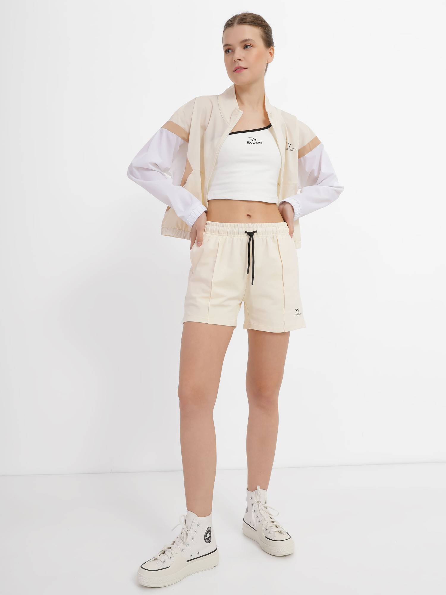 Шорты женские Evoids Caven бежевые 552306-125 изображение 2