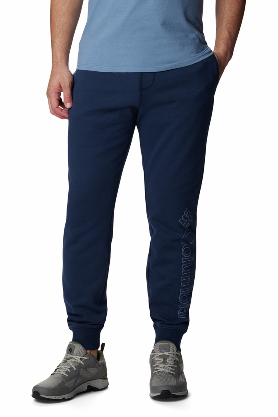 Штани чоловічі Columbia M CSC Logo™ Fleece Jogger II сині 1911601-468 — фото 2