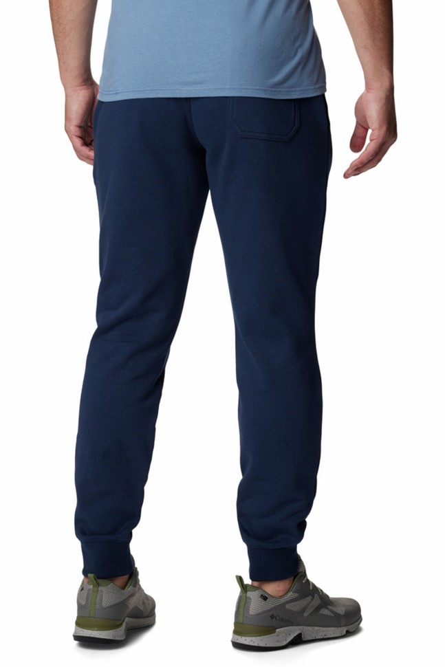 Штани чоловічі Columbia M CSC Logo™ Fleece Jogger II сині 1911601-468 изображение 4