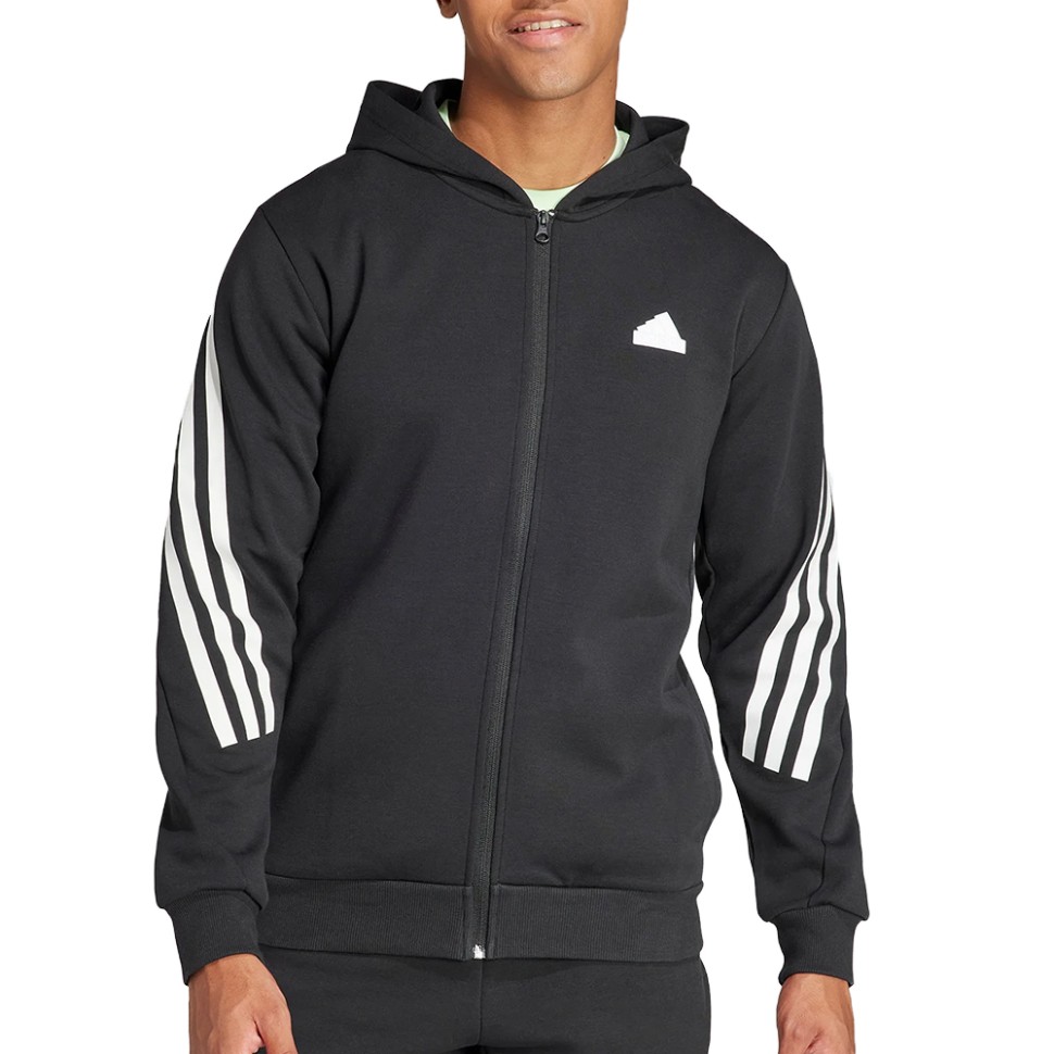 Толстовка чоловіча Adidas M FI 3S FZ чорна IR9159 — фото 1