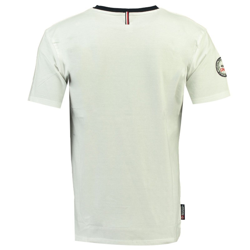 Футболка мужская Geographical Norway белая SR001H-100 изображение 2