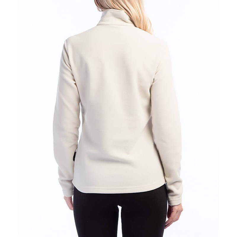 Толстовка женская Jack Wolfskin белая 1703771-5017 изображение 2