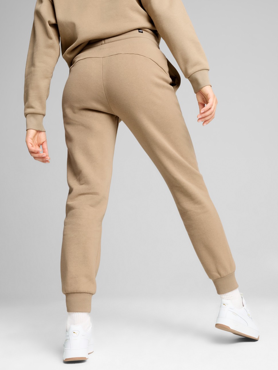 Штани жіночі Puma ESS+ Script Pants FL бежеві 68153667 — фото 3