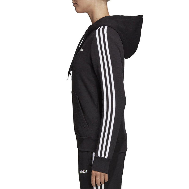 Толстовка жіноча Adidas Essentials 3-Stripes чорна DP2412  изображение 2