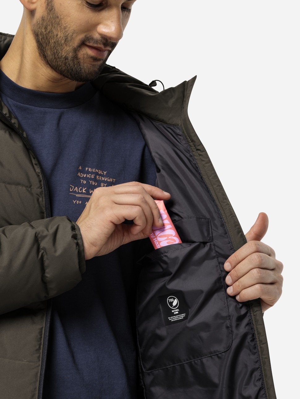 Куртка чоловіча Jack Wolfskin COLONIUS JKT Mкоричнева 1207431-5719 — фото 4