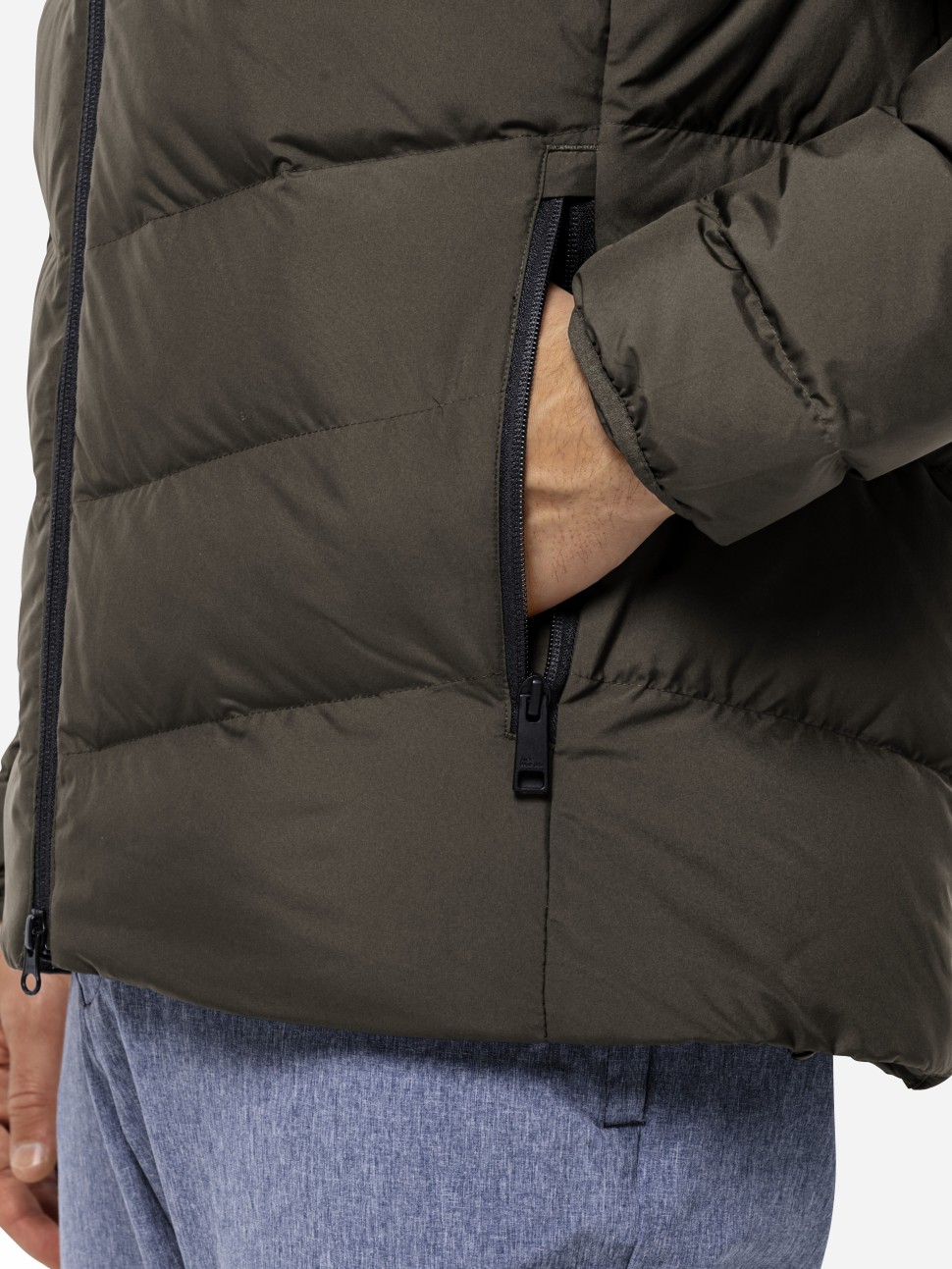 Куртка чоловіча Jack Wolfskin COLONIUS JKT Mкоричнева 1207431-5719 — фото 6