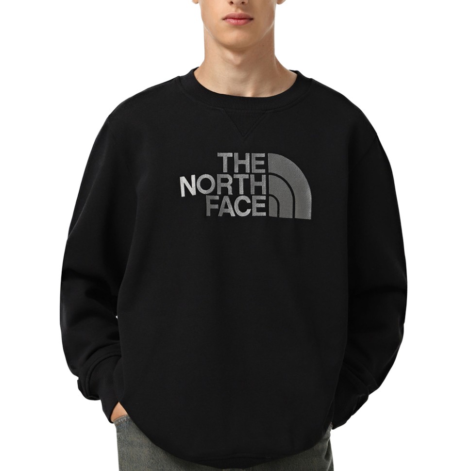 Світшот чоловічий The North Face DREW PEAK CREW чорний NF0A89EKJK31 — фото 1
