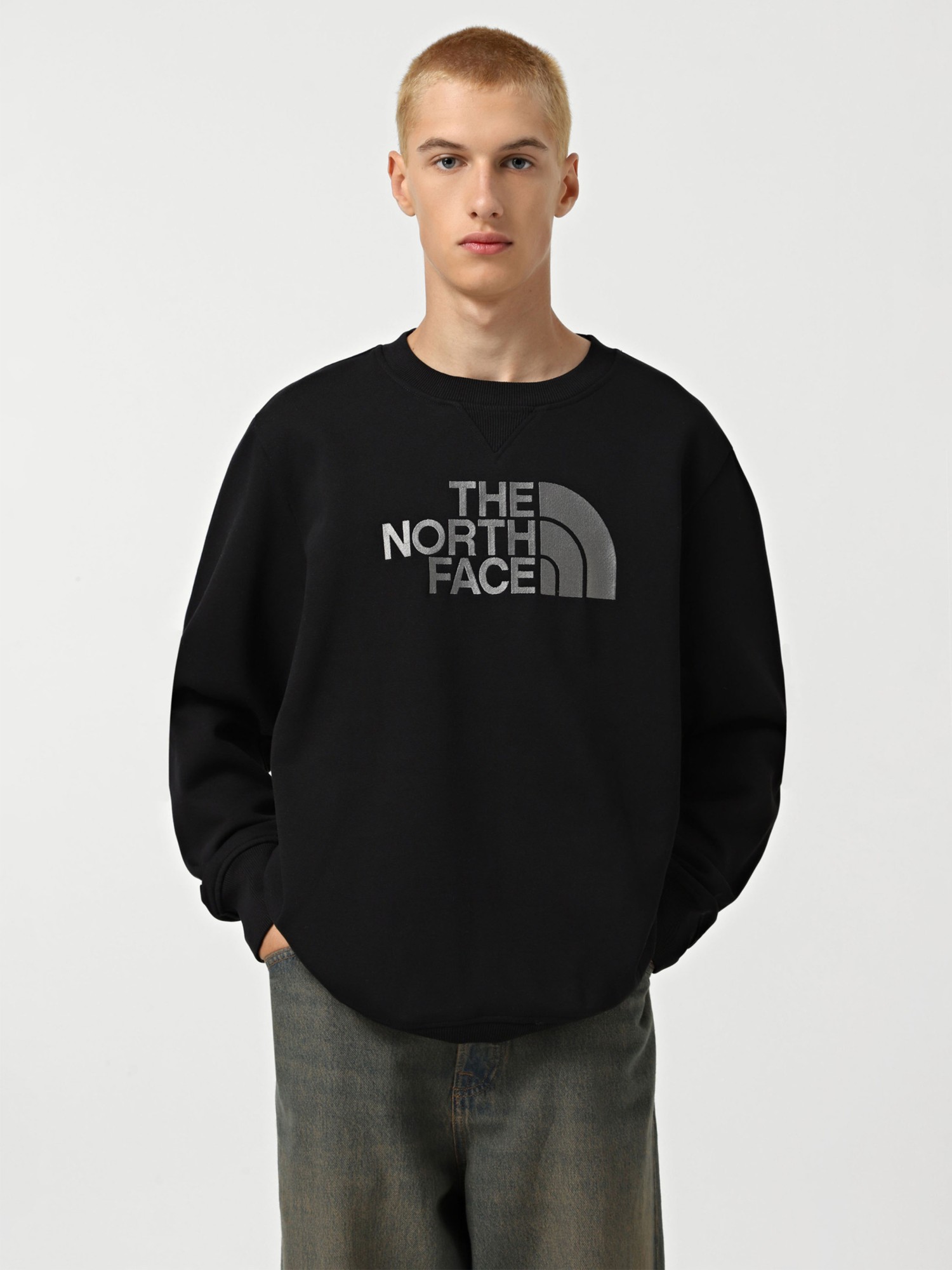Світшот чоловічий The North Face DREW PEAK CREW чорний NF0A89EKJK31 изображение 2