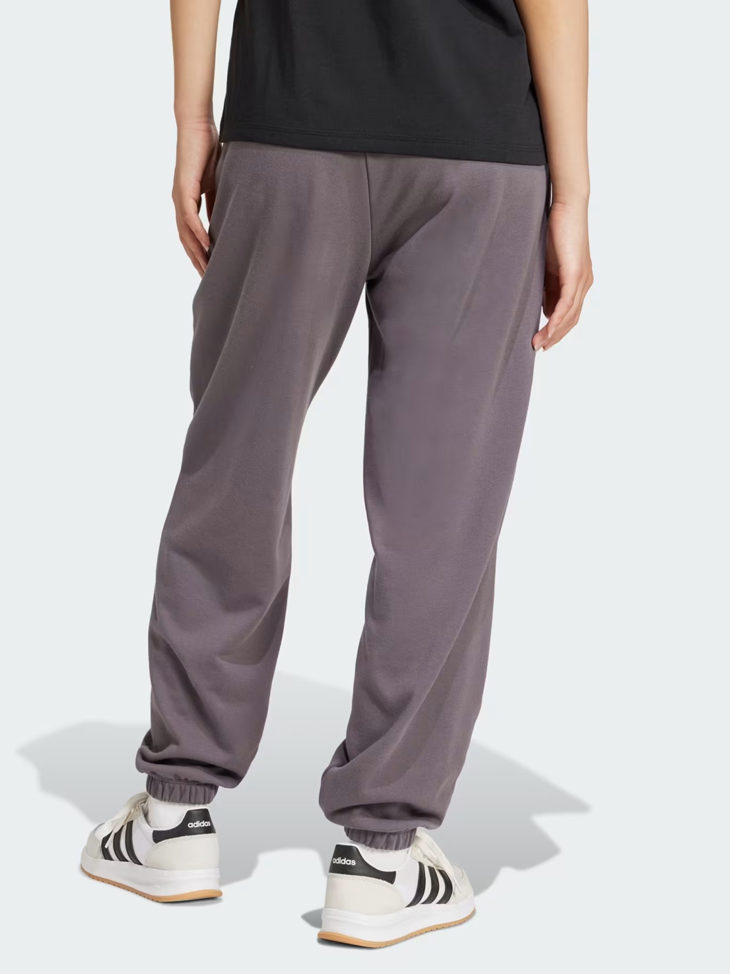 Брюки женские Adidas W SL FT CF PT серые JC5693 изображение 3