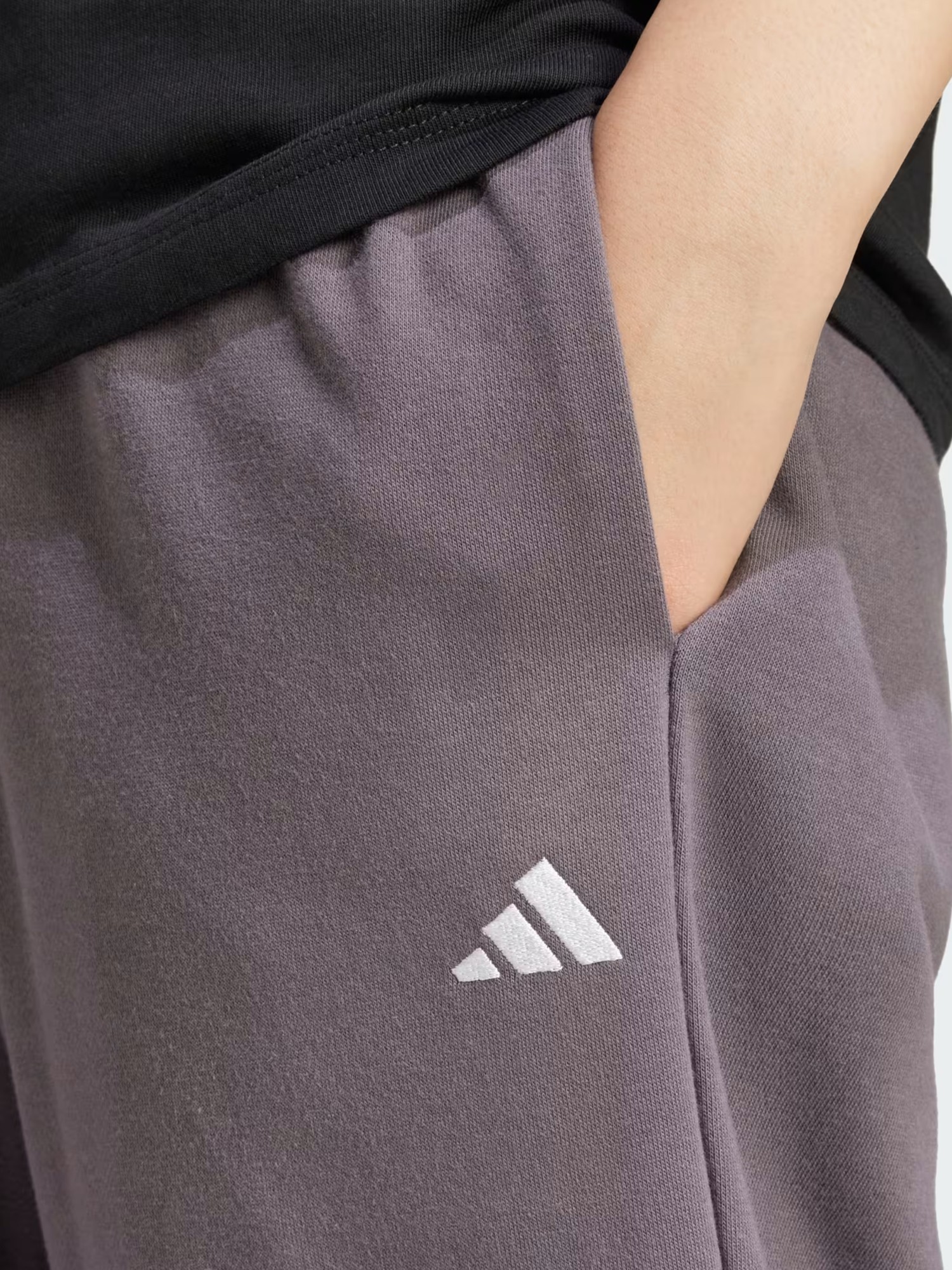 Брюки женские Adidas W SL FT CF PT серые JC5693 изображение 5