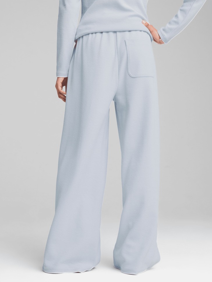 Штани жіночі Puma HER High-Waist Straight Pant блакитні 68506147 изображение 3