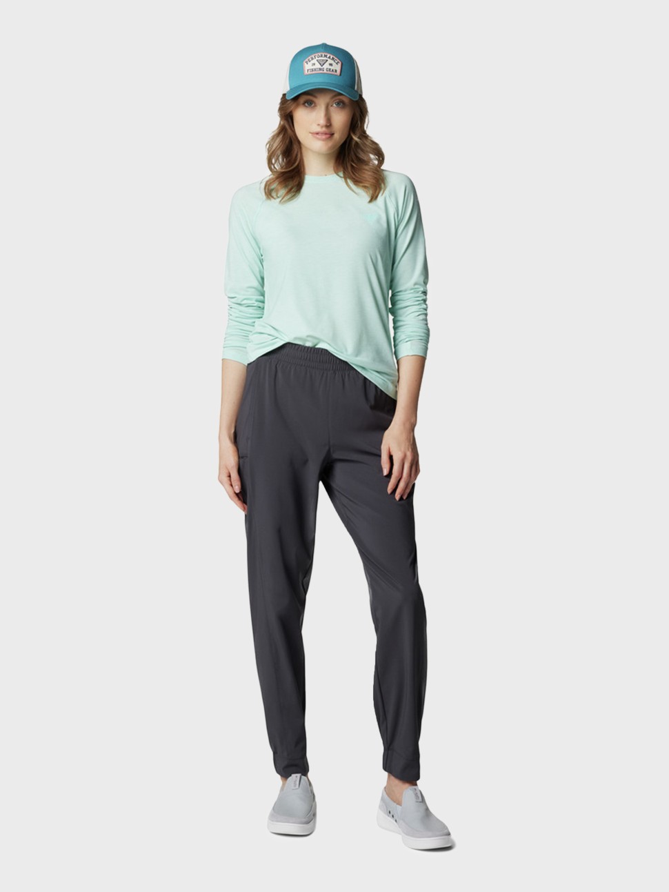 Штани жiночi Columbia PFG Uncharted™ Pull On Pant сірі 2078441-011 — фото 8