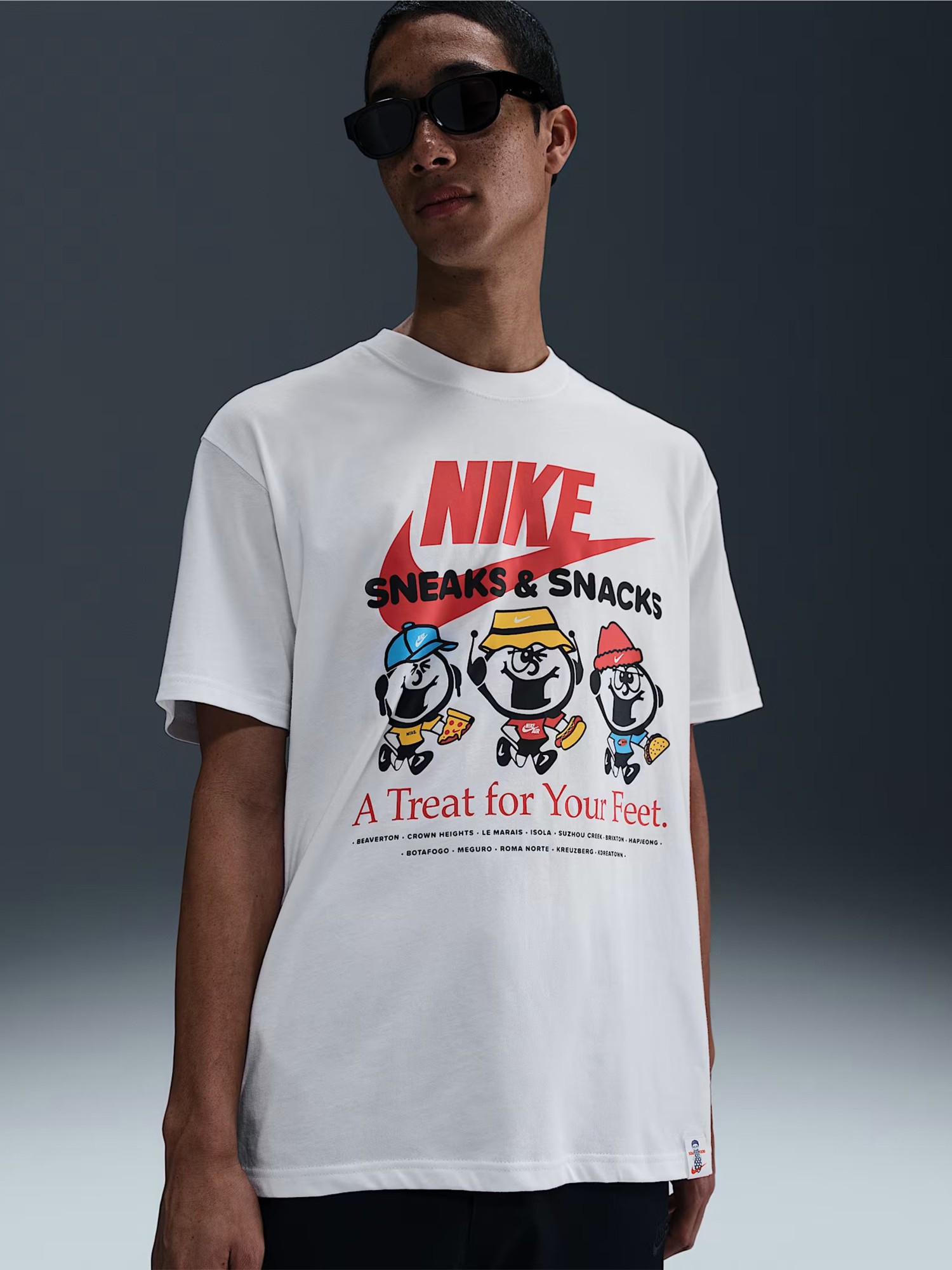 Футболка мужская Nike U NSW TEE M90 OC SOLE FOOD белая HJ0754-100 изображение 2