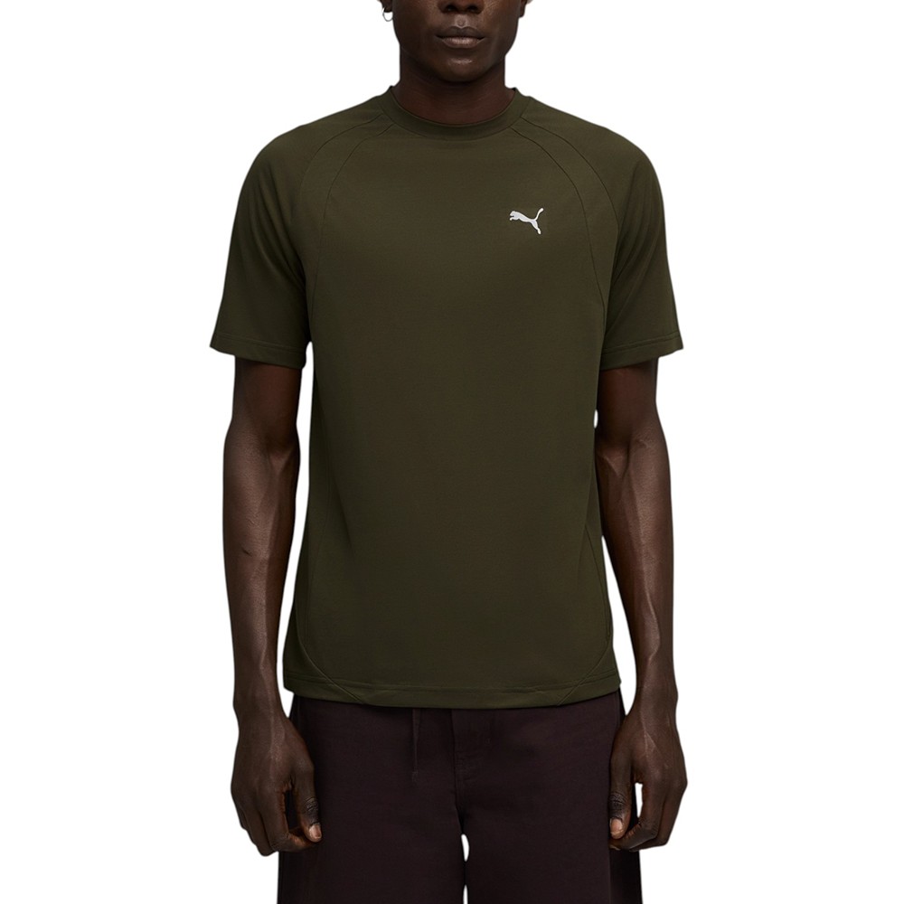 Футболка мужская Puma EVOSTRIPE Tee хаки 68822970