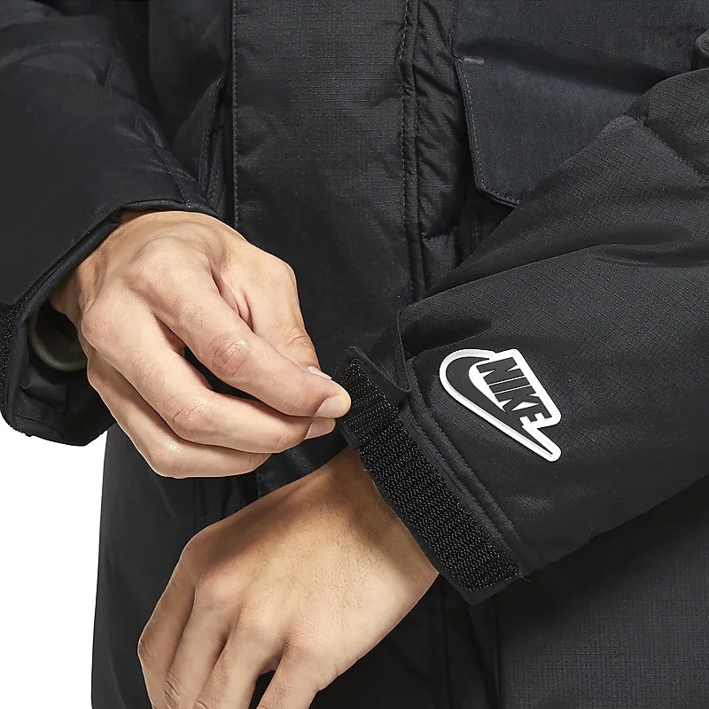 Куртка чоловіча Nike M Nww Dwn Fil City Parka Rpl чорна CU4392-010 — фото 5