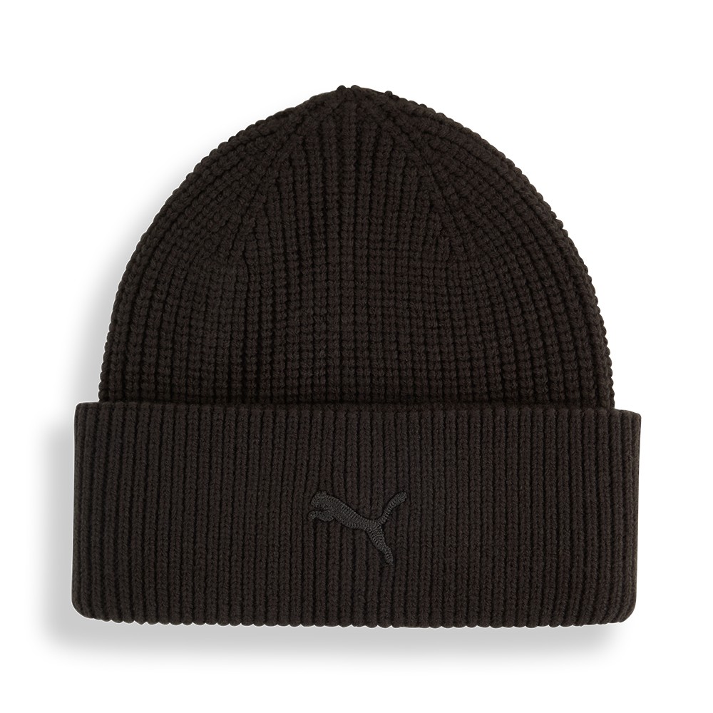 Шапка  Puma WARDROBE ESS Mid Crown Beanie черная 02640801