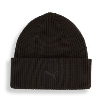 Шапка  Puma WARDROBE ESS Mid Crown Beanie черная 02640801 изображение 1