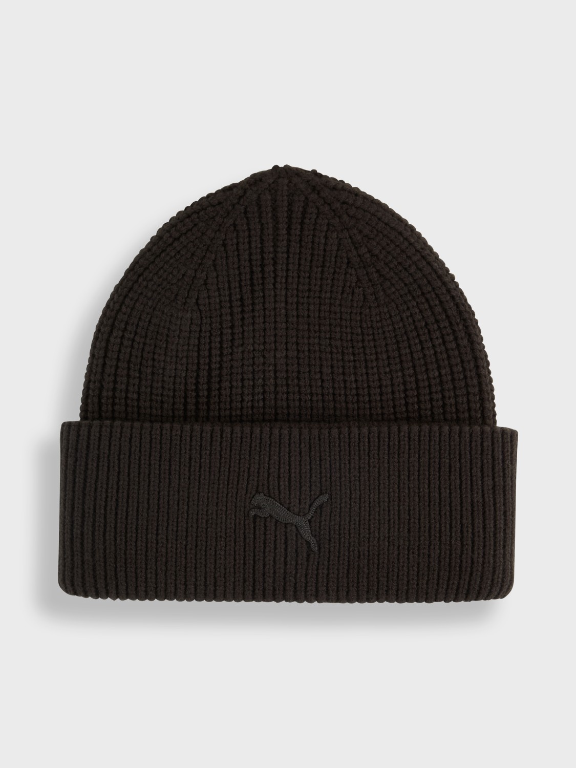 Шапка  Puma WARDROBE ESS Mid Crown Beanie черная 02640801 изображение 2