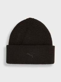 Шапка  Puma WARDROBE ESS Mid Crown Beanie черная 02640801 изображение 2