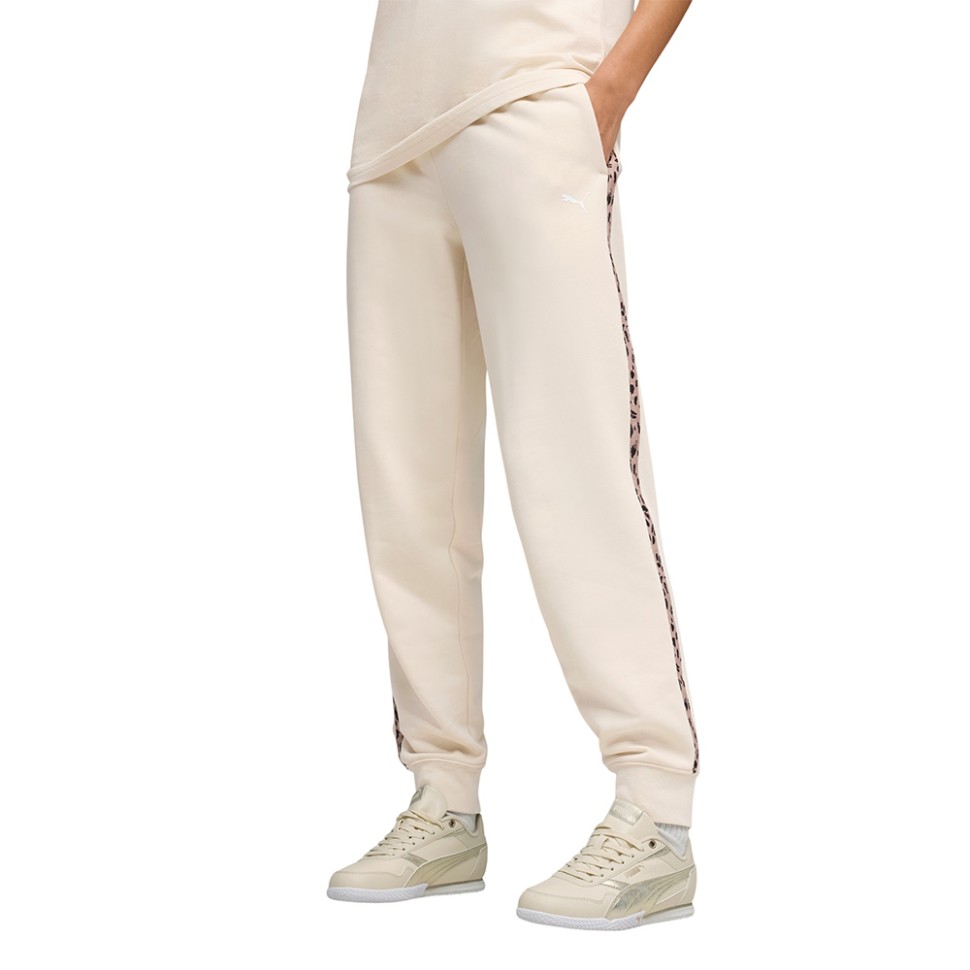 Брюки женские Puma ESS GRAPHIC Animal Comfort Pants TR cl молочные 69246487 изображение 1