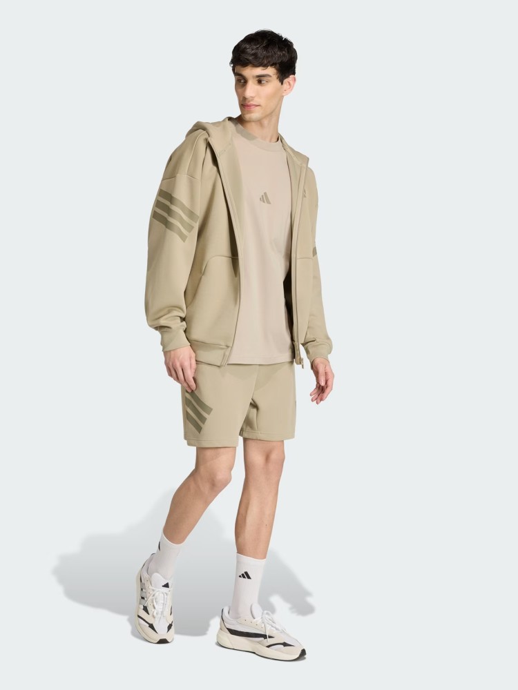Шорты мужские Adidas M FI 3S SHO хаки KD5245 изображение 5