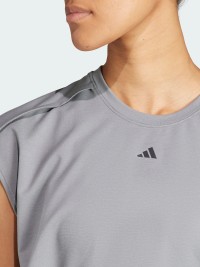 Майка женская Adidas POWER CROP T серая IT6733 изображение 5