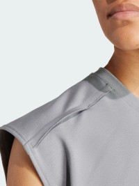 Майка женская Adidas POWER CROP T серая IT6733 изображение 6