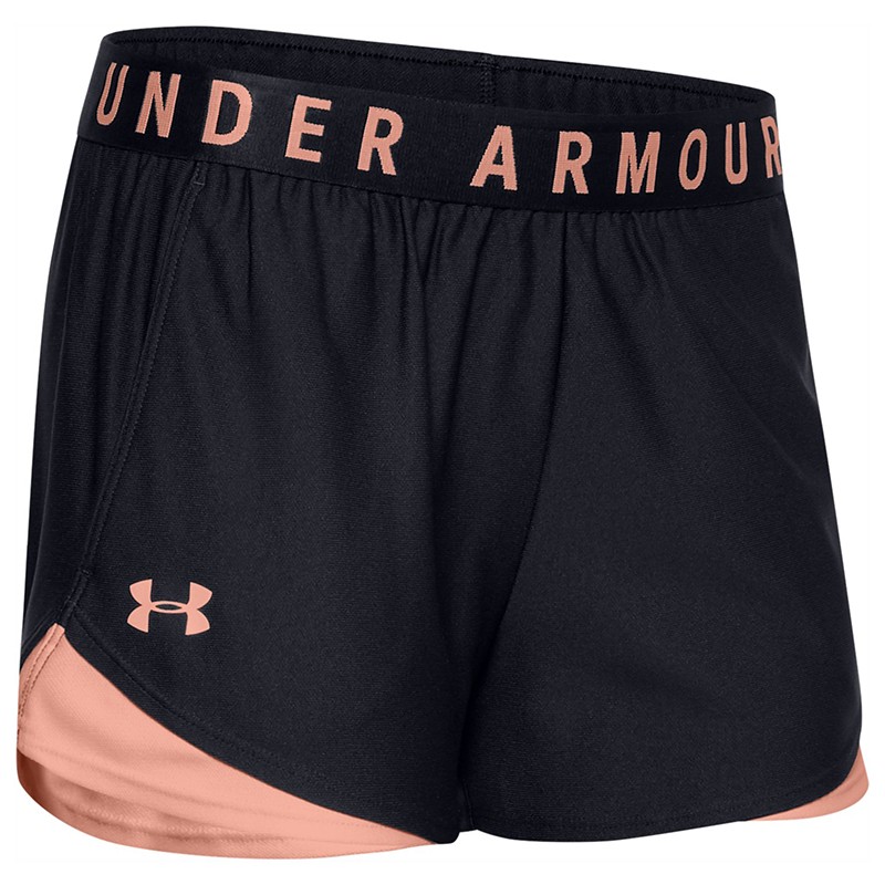 Шорты женские Under Armour Play Up  3.1 черные 1344552-016 — фото 1