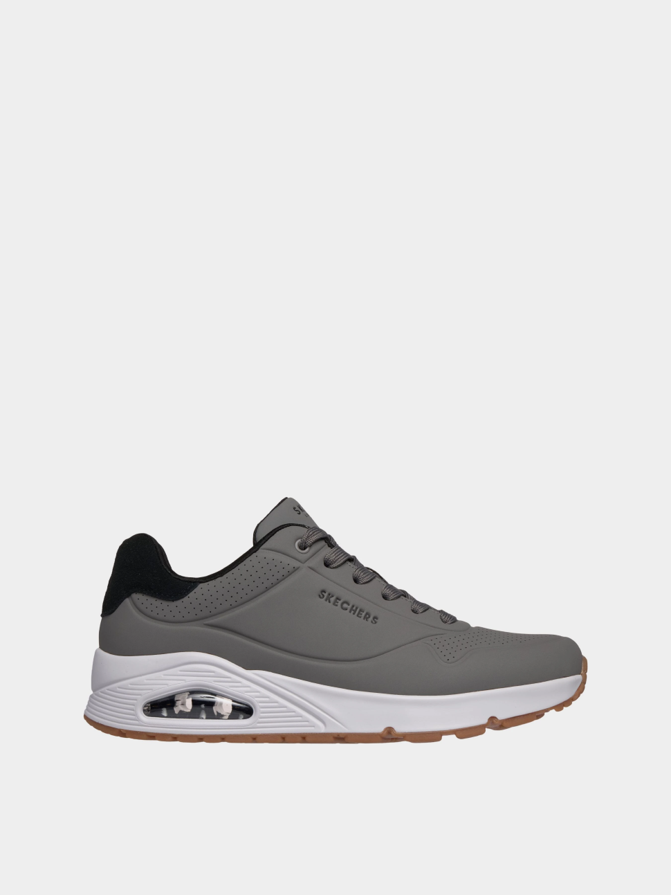 Кроссовки мужские Skechers UNO графитовые 183004 CCBK — фото 2 — Sport City Кроссовки мужские Skechers UNO графитовые 183004 CCBK — фото 2
