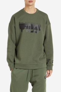 Толстовка мужская Fila хаки 110556-G4 изображение 2