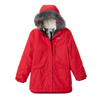 Куртка утепленная для девочек Columbia Suttle Mountain™ Long Insulated Jkt красная 1954571-658 изображение 1