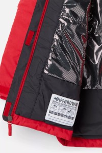 Куртка утепленная для девочек Columbia Suttle Mountain™ Long Insulated Jkt красная 1954571-658 изображение 3