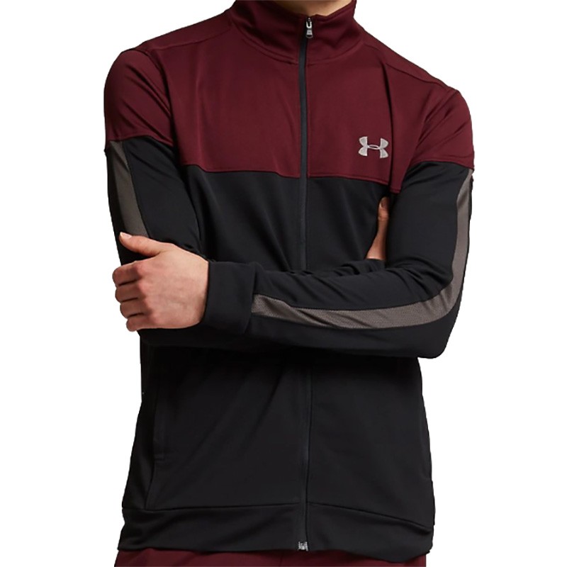 Толстовка мужская Under Armour SPORTSTYLE PIQUE JACKET черная 1313204-600 изображение 1