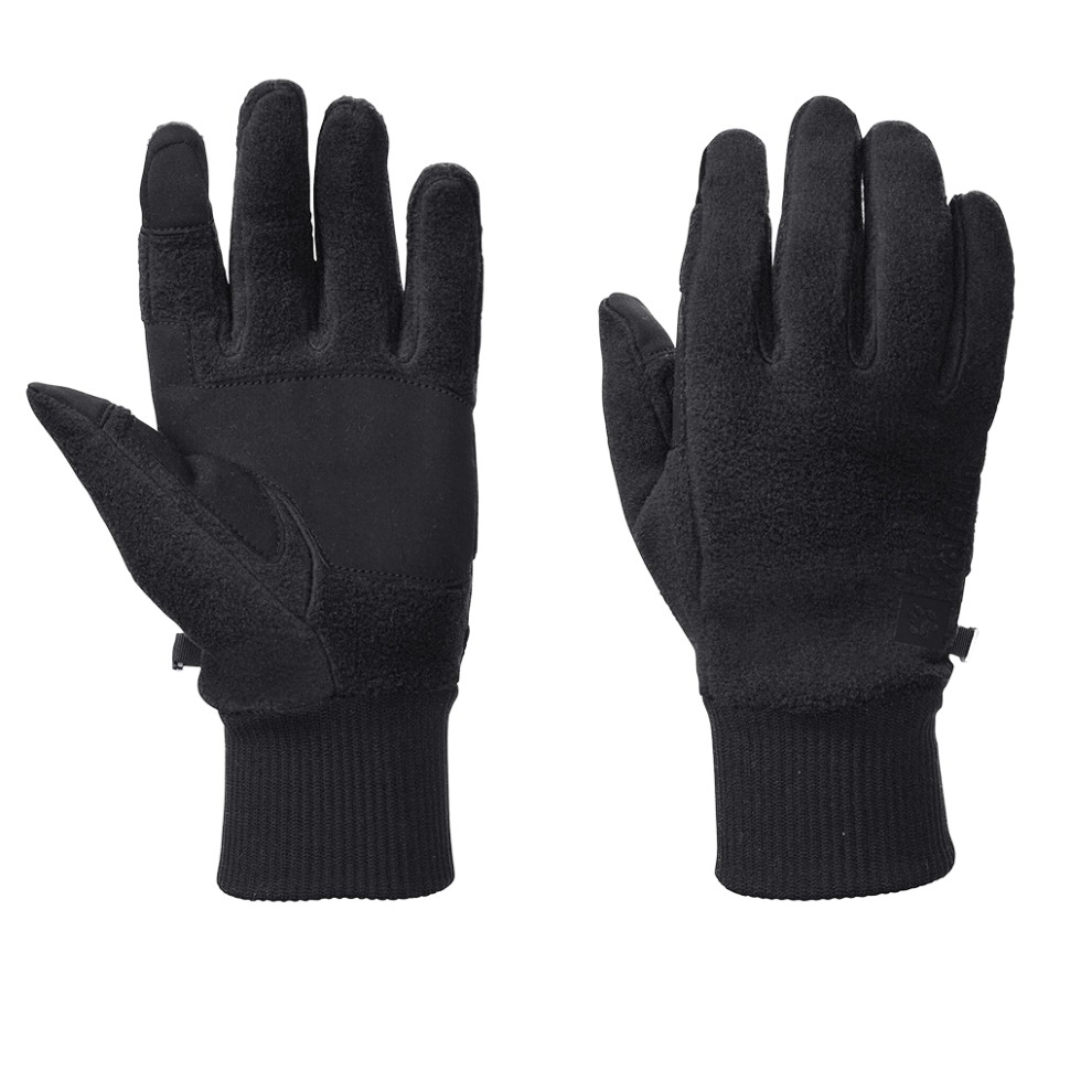 Рукавиці унісекс Jack Wolfskin VERTIGO GLOVE чорні 1901752-6000 — фото 1