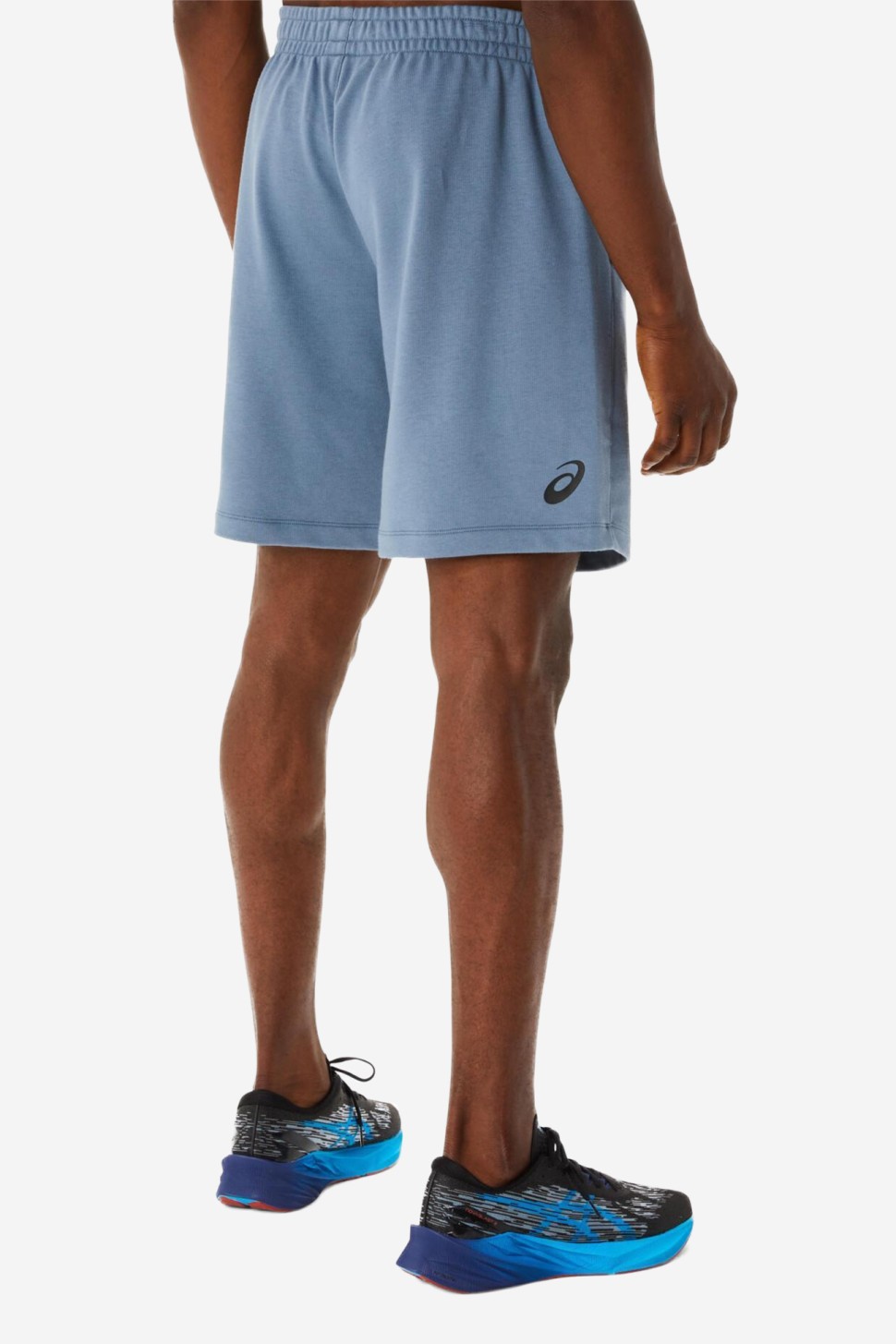 Шорти чоловічі Asics ASICS BIG LOGO SWEAT SHORT блакитні 2031A976-401 — фото 3