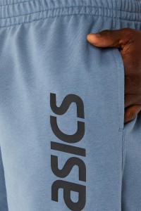 Шорти чоловічі Asics ASICS BIG LOGO SWEAT SHORT блакитні 2031A976-401 изображение 4