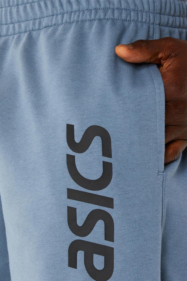 Шорти чоловічі Asics ASICS BIG LOGO SWEAT SHORT блакитні 2031A976-401 изображение 4