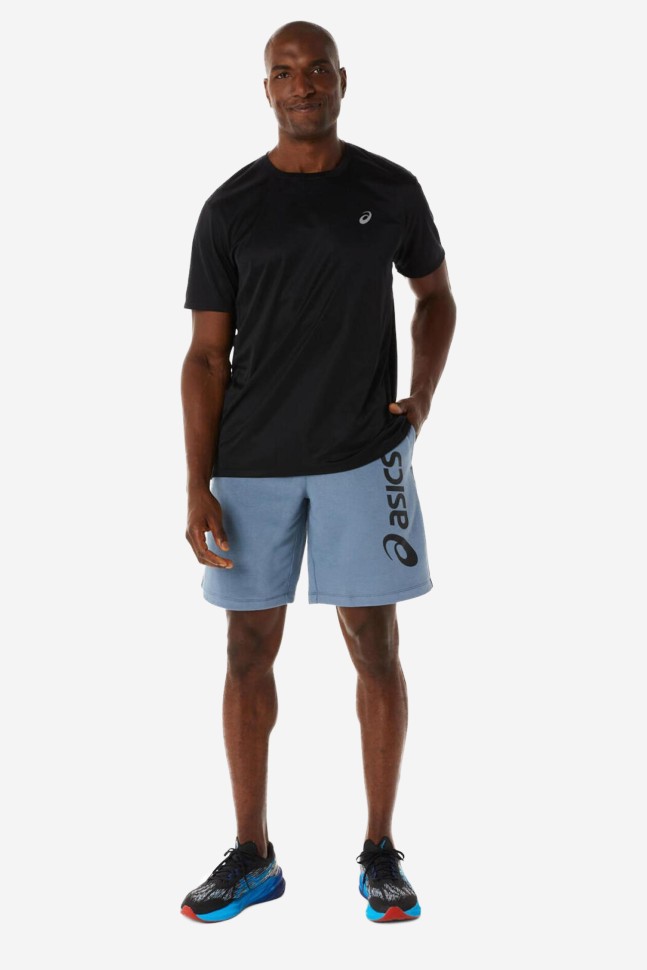 Шорти чоловічі Asics ASICS BIG LOGO SWEAT SHORT блакитні 2031A976-401 изображение 5