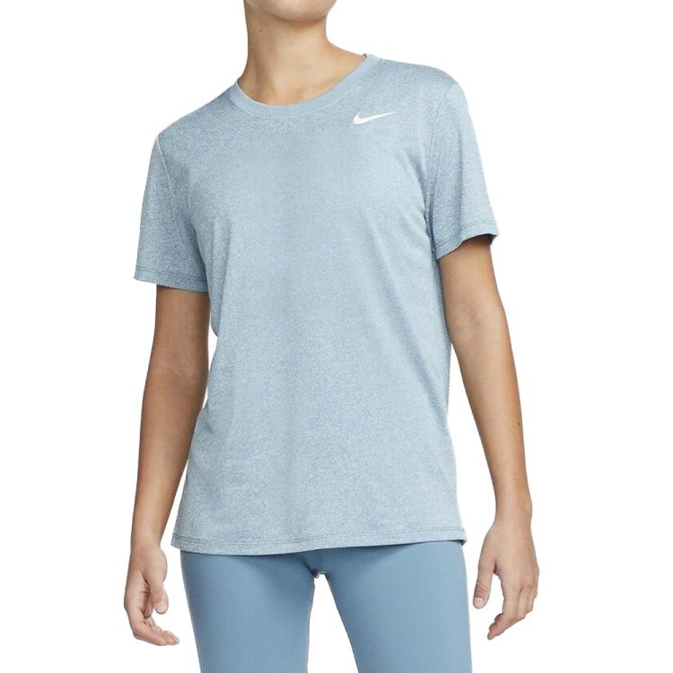 Футболка женская Nike W NK DF TEE RLGD LBR голубая DX0687-475 изображение 1