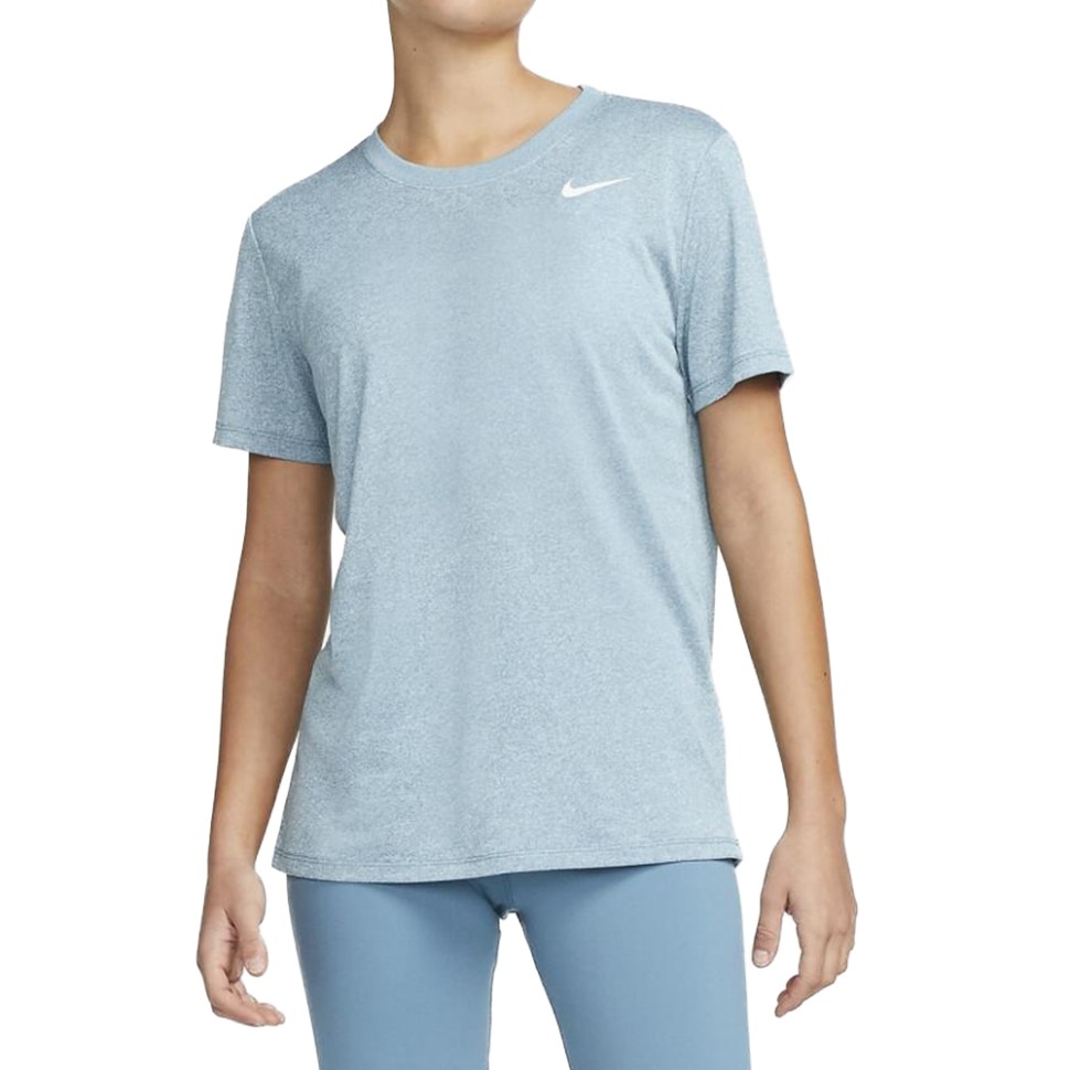 Футболка женская Nike W NK DF TEE RLGD LBR голубая DX0687-475 изображение 1