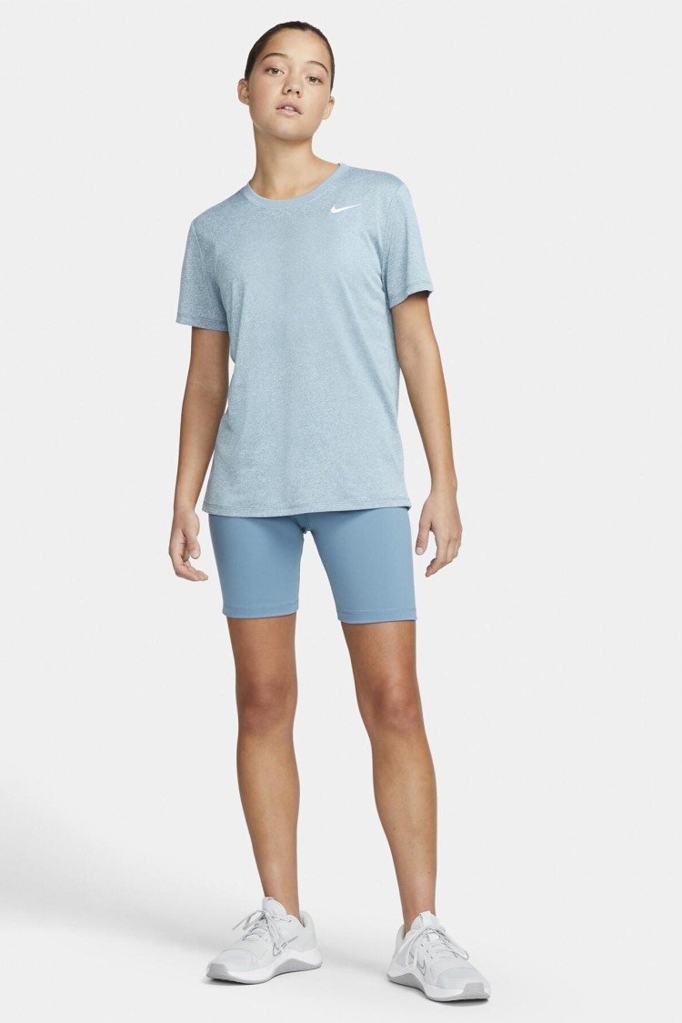 Футболка женская Nike W NK DF TEE RLGD LBR голубая DX0687-475 изображение 2