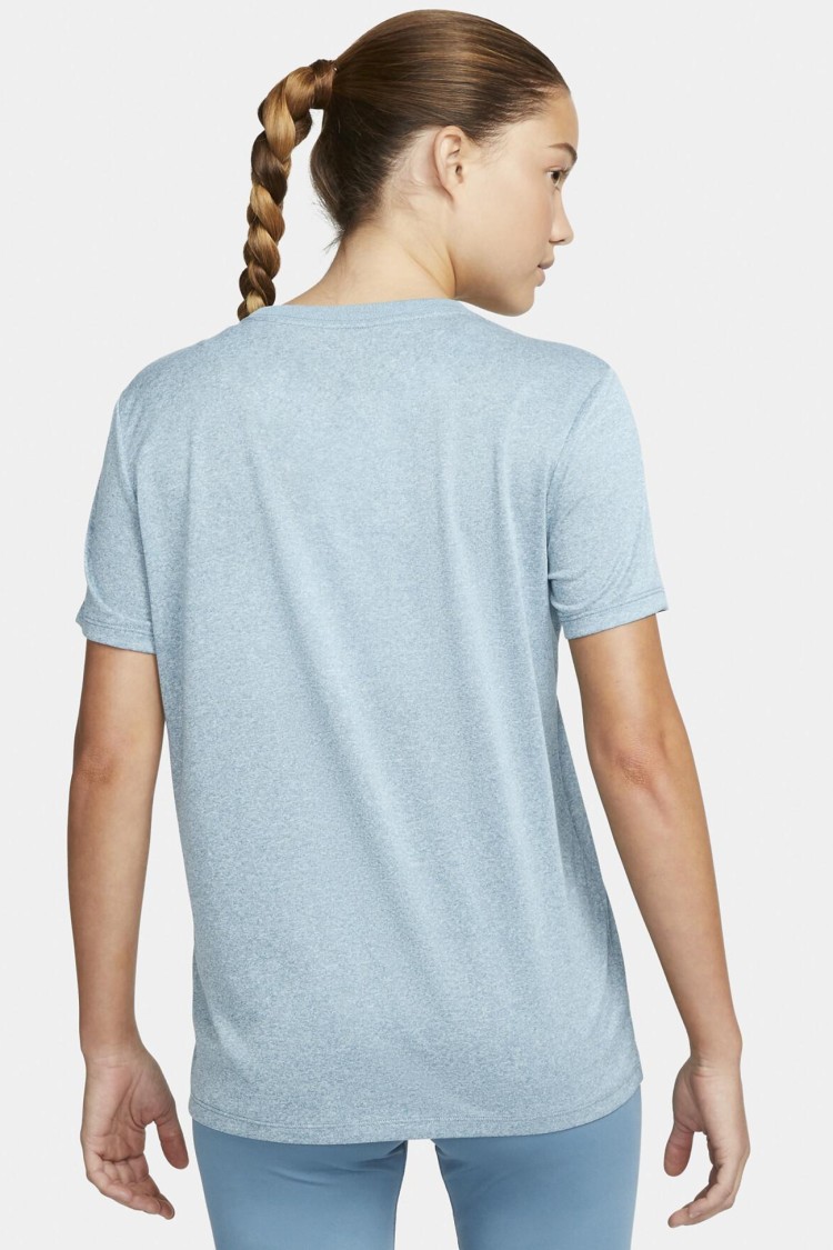 Футболка женская Nike W NK DF TEE RLGD LBR голубая DX0687-475 изображение 3